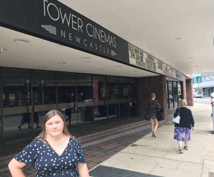 ACTION: Sinead Francis-Coan is leading a campaign to save the Tower Cinemas after it was announced the movie house would close in December.