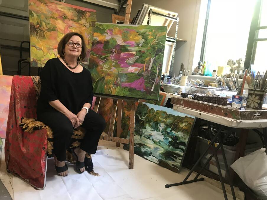 Lydia Miller in her home studio in Mayfield. 