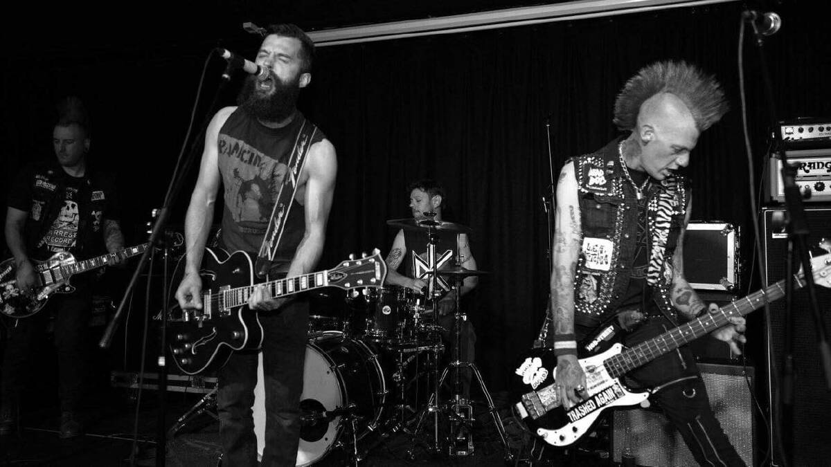 PUNK REVIVAL: Trashed Again are a Newcastle punk act that draws on the '70s for their inspiration. Picture: Tess Jenner