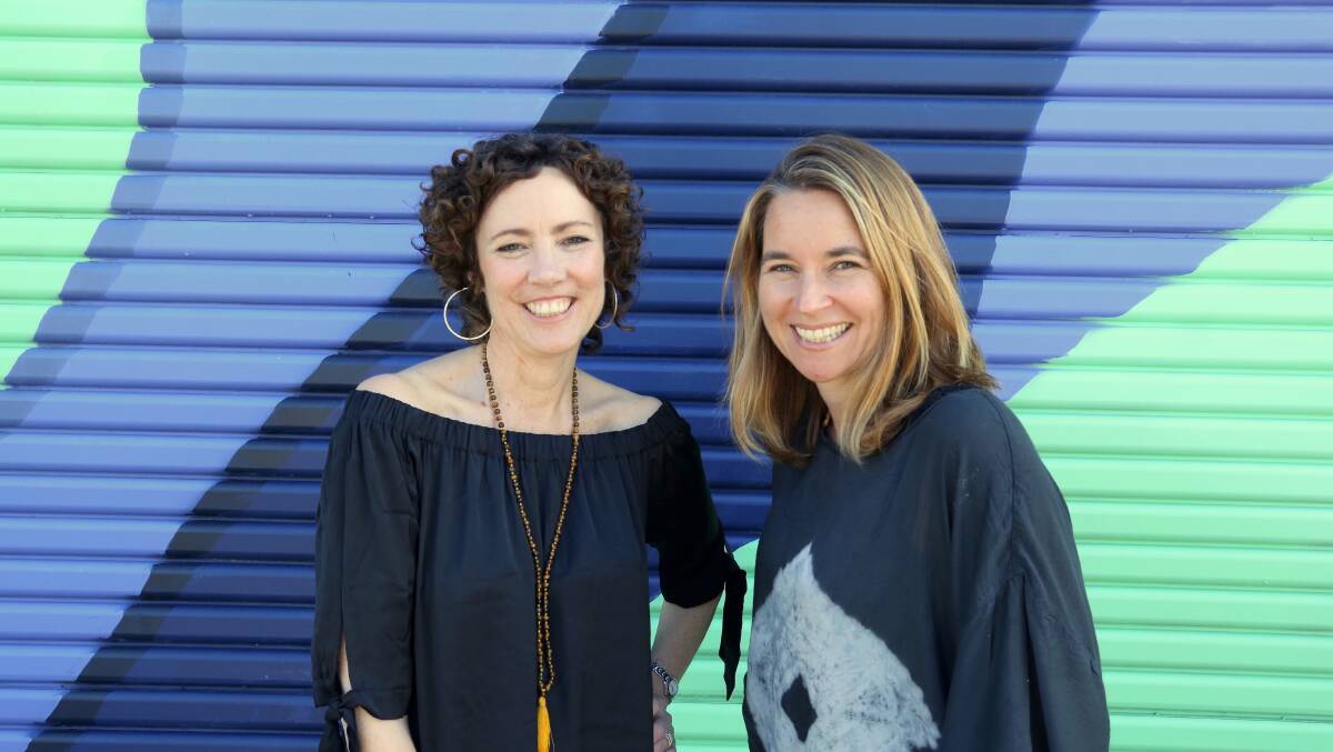 CREATORS: Aleeta Clift, left, and Suzie Galwey have opened Hudson Street Hum, a new place to make and do. Picture: supplied