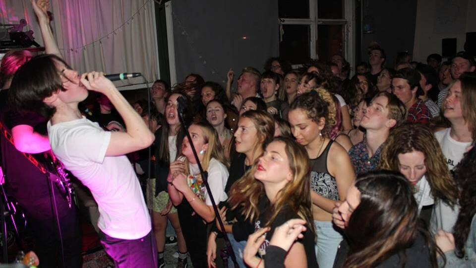 IN THE MOSH: A scene from another well attended all-ages gig held in Newcastle. Picture: Andrew Brassington