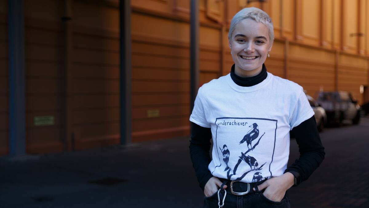 INCLUSIVE: Luci Regan is delighted the University of Newcastle is installing gender neutral toilets after feedback from students. Picture: Max Mason-Hubers