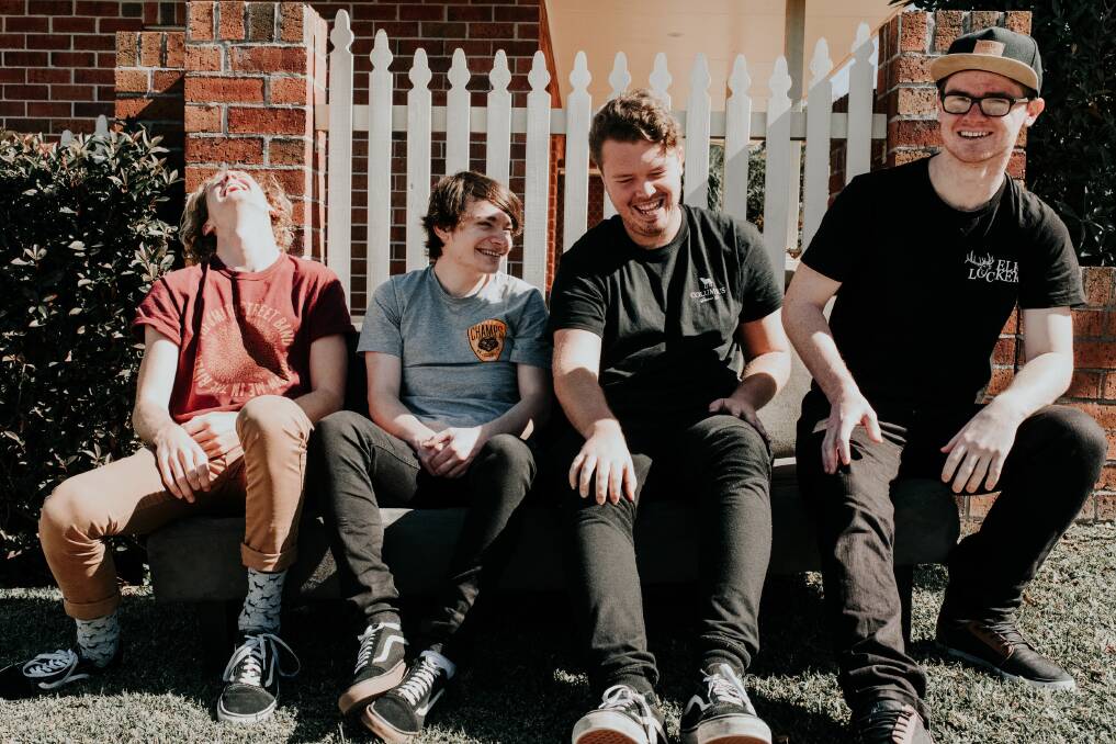 BETTER DAYS: Newcastle punk band Underachiever are pushing ahead with positivity on their second EP.  Picture: Paris Drinkwater