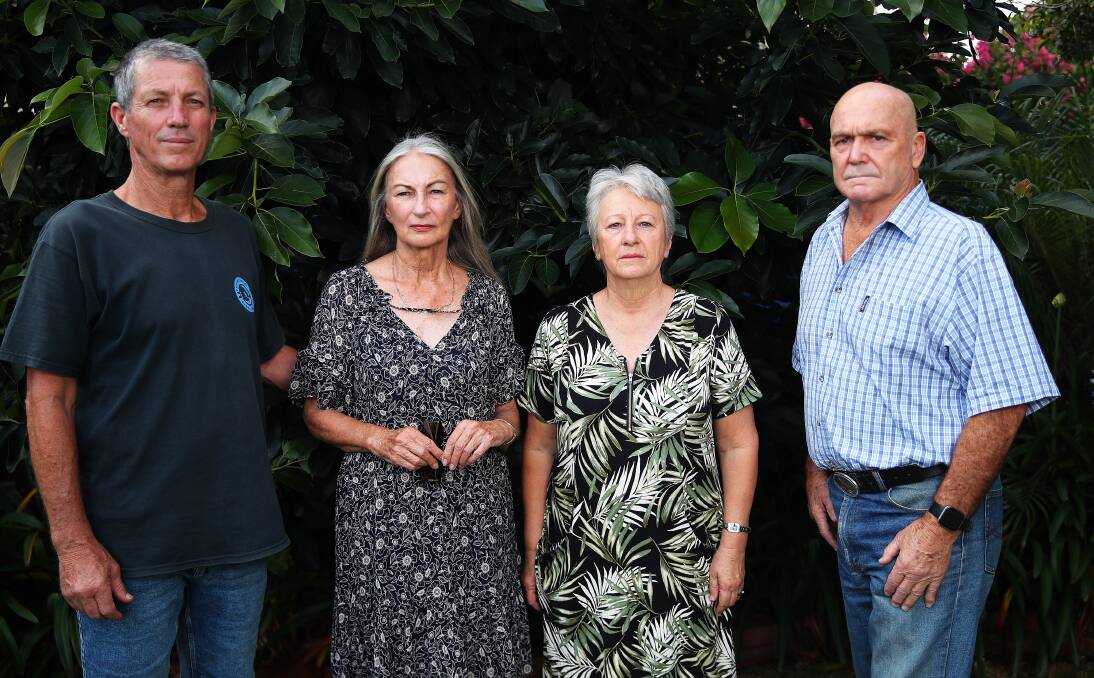 Funda creditors, from left, Richard and Marlene Lloyd and Janine and Don McLachlan. Picture: Peter Lorimer