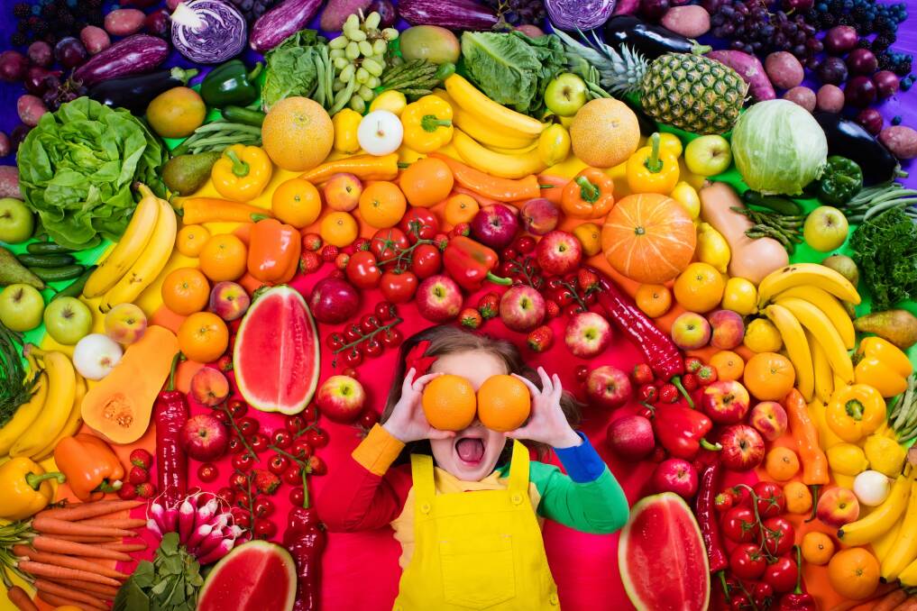 Eat the rainbow: A variety of fruits, vegetables [and legumes] contain [a significant amount of the] nutrients, vitamins and minerals needed for optimum health.