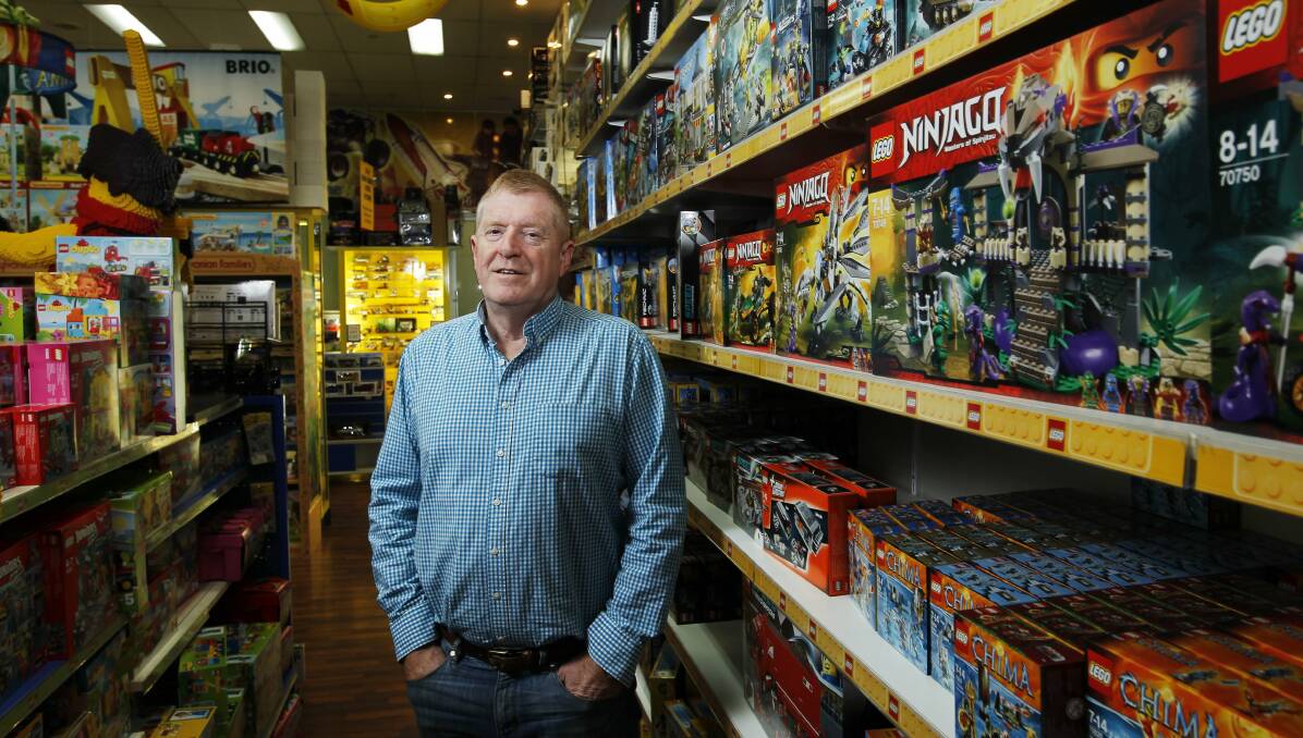 Move: Colin Scott at Frontline Hobbies, which is relocating its flagship store. Picture: Max Mason-Hubers.  