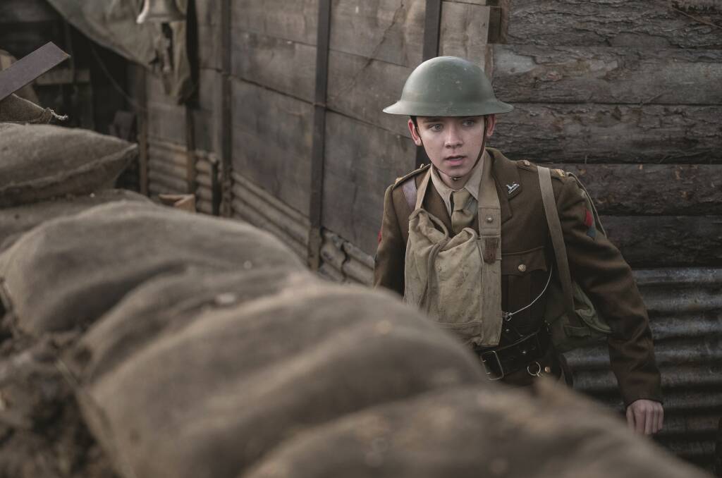 Above, Asa Butterfield in Journey's End. Below, Jeremy Irvine in War Horse. Pictures: Supplied