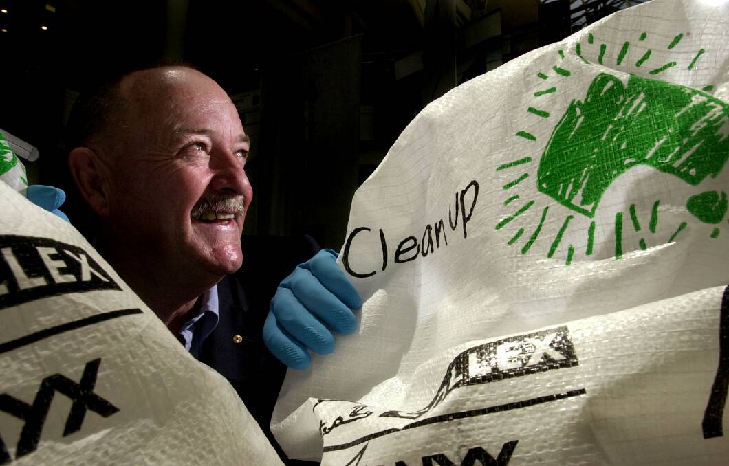 BIG LOSS: Ian Kiernan, who founded Clean Up Australia Day, has died after a battle with cancer. He was 78. 