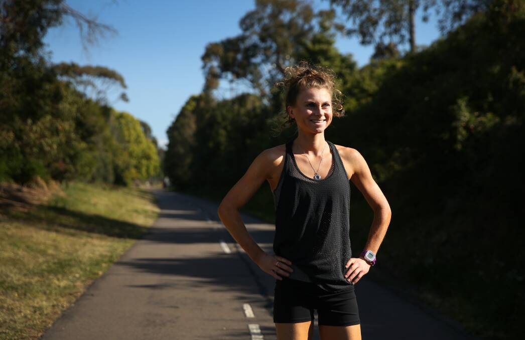 FAST TRACK: City2Surf women's winner Celia Sullohern is a confirmed entry in the Fernleigh 15 on October 22. Picture: Marina Neil