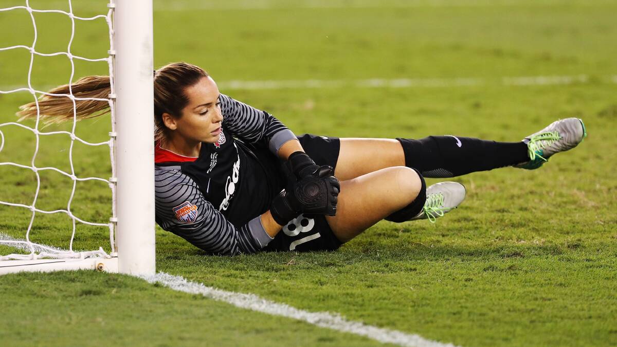 NEW RECRUIT: The Jets have added goalkeeper Kelsey Wys to their W-League squad, bringing their United States imports to four for this season. Picture: Getty Images