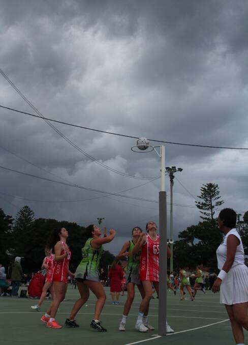 Greater Open Championship action from National Park netball courts on Saturday.