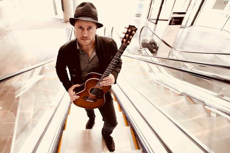 SOLO: Delivering a large, layered, big-band sound, solo artist Hayden Johns brings his talents on guitar, vocals and stomp box to the Iron Horse Inn on Saturday night. 