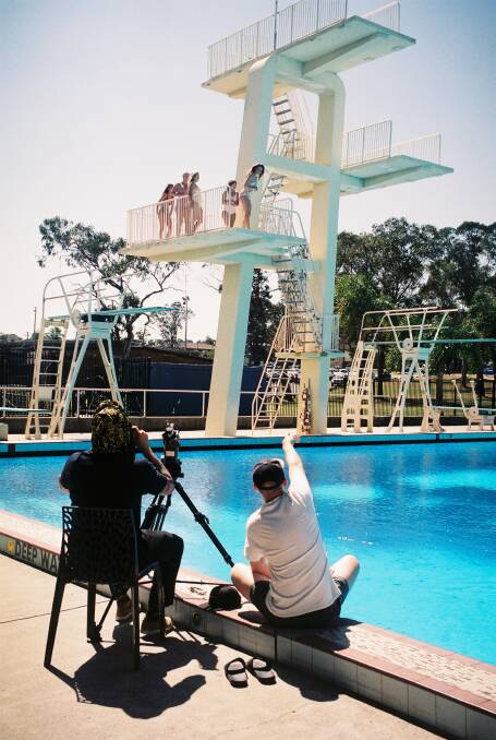 THROWBACK: Camp Cove Swim's commercial being shot at Lambton Pool.