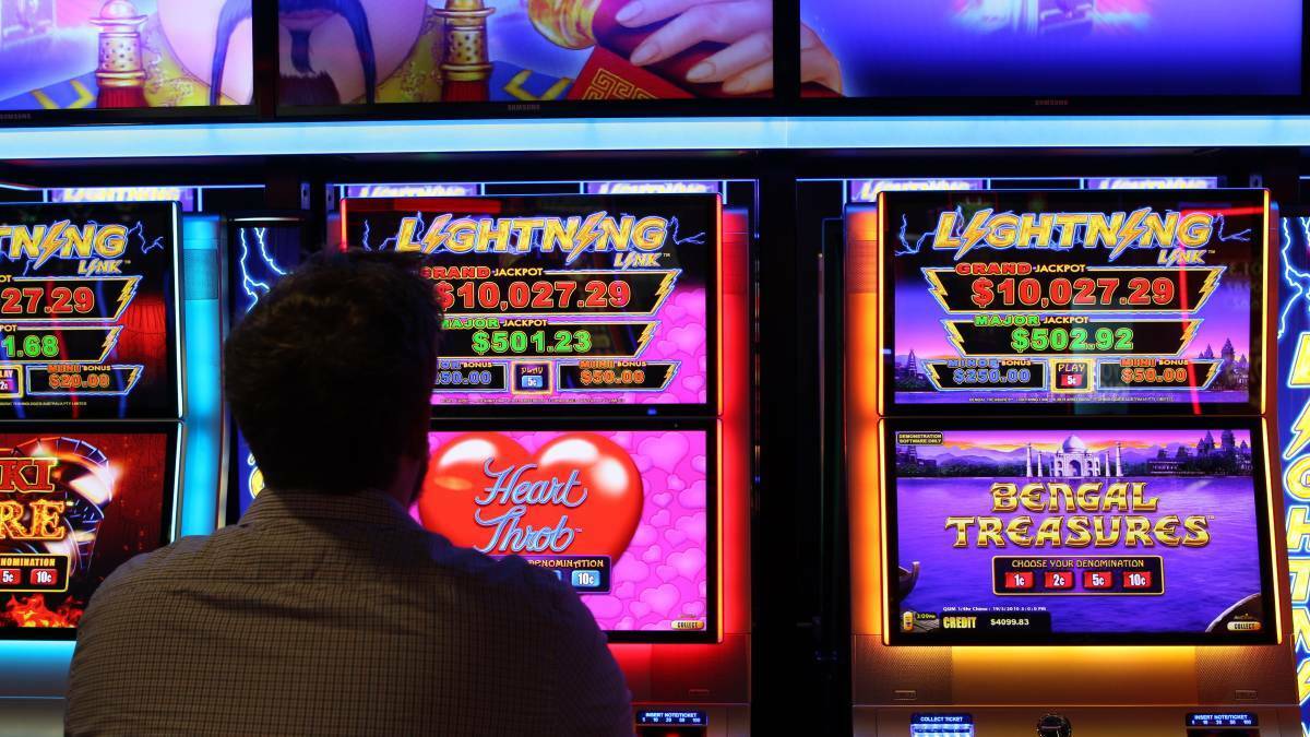 POTENTIAL CHANGES: Under potential reforms being considered by the NSW government, poker machine players would have to use a pre-loaded card. 