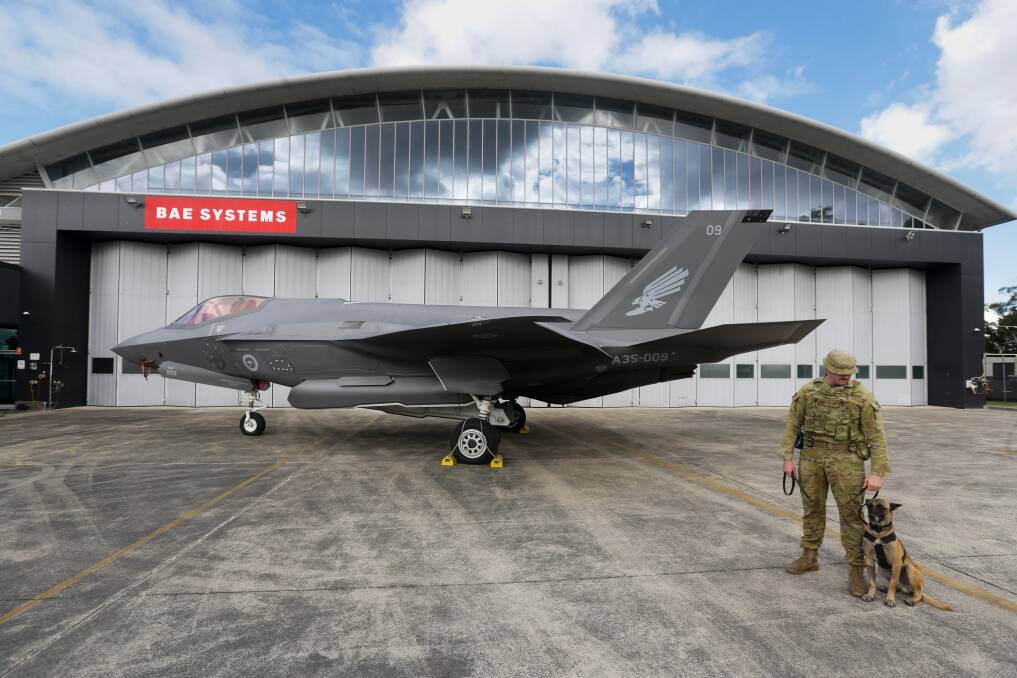 The F-35A strike fighter will prove the central piece of defence kit, around which the Hunter's manufacturing and engineering capabilities will be tasked with maintenance, upgrades and overhaul. Picture by Jonathan Carroll