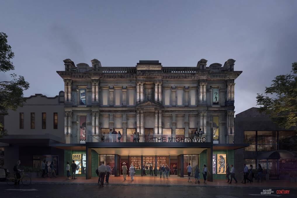 IN THE WORKS: A computer generated concept image of how the finished Victoria Theatre could look.