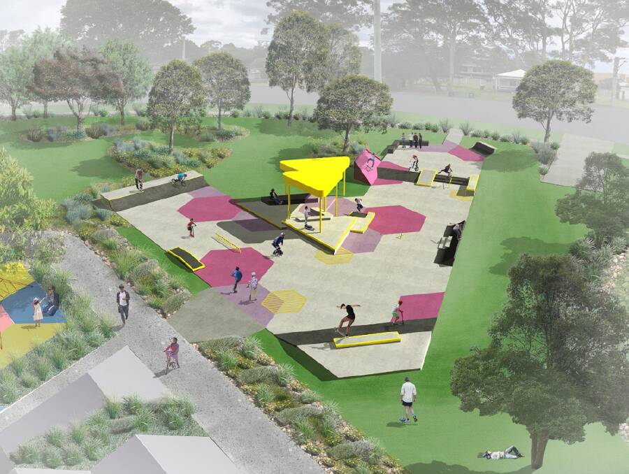 HAVE YOUR SAY: One of the design concepts for Bernie Goodwin Memorial Park in Morisset.
