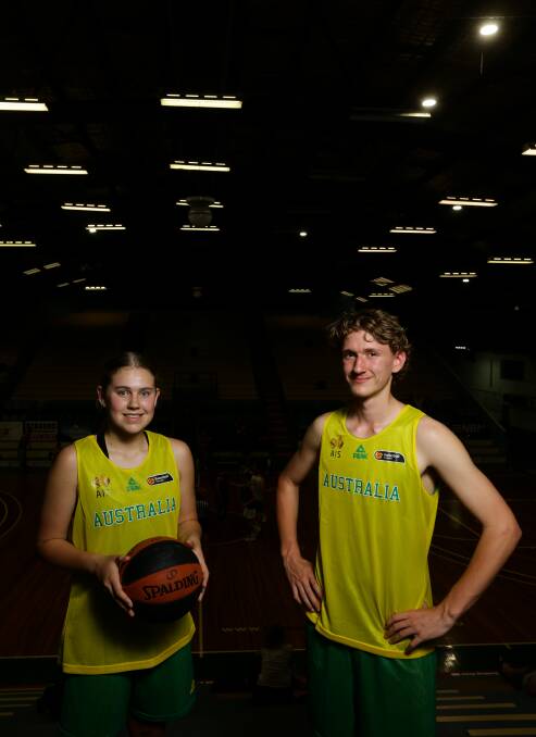 TOP SHOT: Michael Walker and Chyra Evans have been selected in Australian teams for the upcoming FIBA Asia Championships. Picture: Jonathan Carroll
