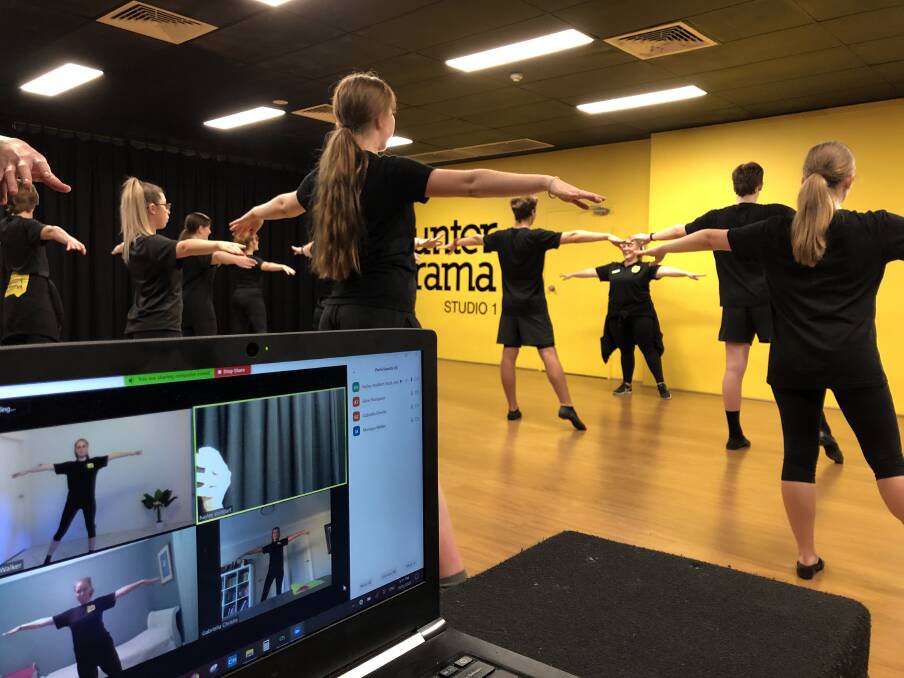 STRONG CONNECTION: Hunter Drama has launched online classes for its 400 students. Hunter Drama in High Definition is hoped to provide students a sense of 'normality and routine' during the pandemic. Pictures: Supplied