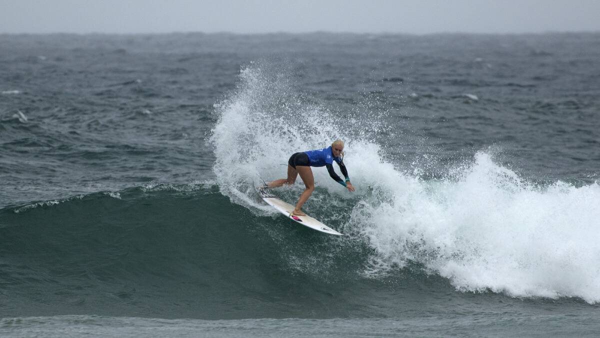 Weston-Webb at Birubi Beach on Sunday. Picture: Ethan Smith / Surfing NSW