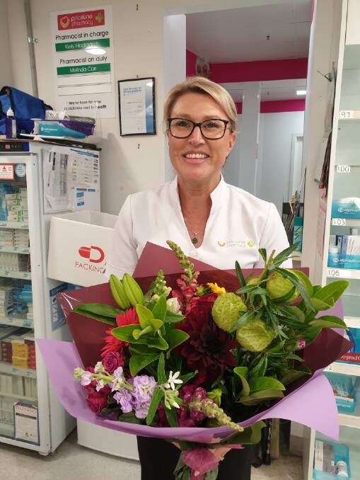 GOING STRONG: Kiely Hindmarch, the pharmacist in charge at Priceline Pharmacy Toronto, has thanked the community for supporting her following a physical altercation with a customer during the height of the COVID-19 pandemic. 