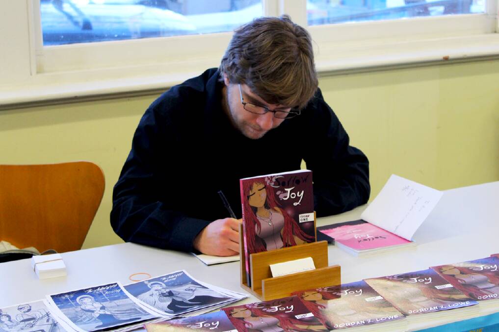 The 24-year-old Novocastrian launched his first book, Sorrow and Joy, at Mayfield Library at the end of August.