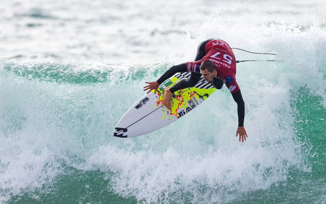 TOUGH: Ryan Callinan, from Merewether, lost in round two of the Portugal Pro. Picture: WSL