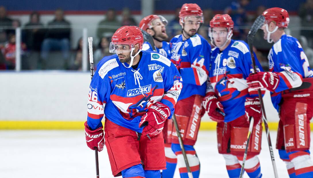 Canadian import Sammy Banga scored two goals and made four assists in his first two games for the Newcastle Northstars at the weekend. Picture: Pic by Wulos