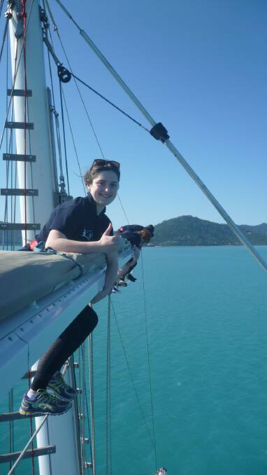 Hayley Johns from Charlestown took part in the Young Endeavour Youth Scheme in June.