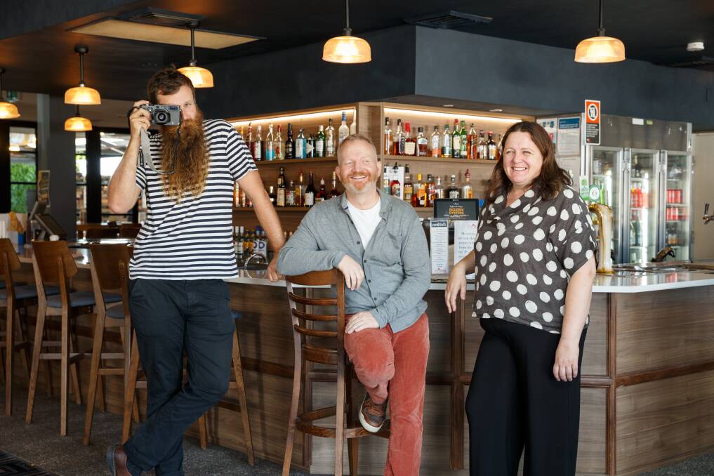 SNAP: Judges Max Mason-Hubers and Stephen and Fidelma Hunt at The Duke of Wellington. Picture: Max Mason-Hubers