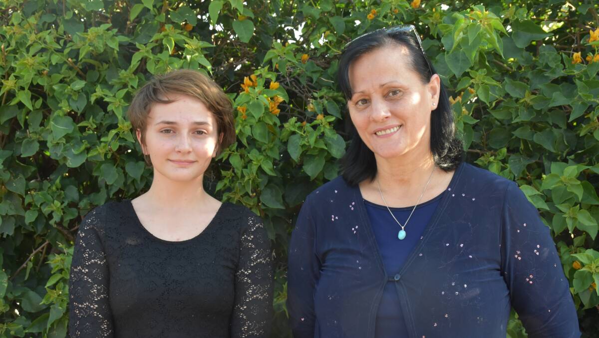 BRAVE: Muswellbrook's Hannah Gee and Anna Ackroyd are raising money ahead of the Leukaemia Foundation World's Greatest Shave.