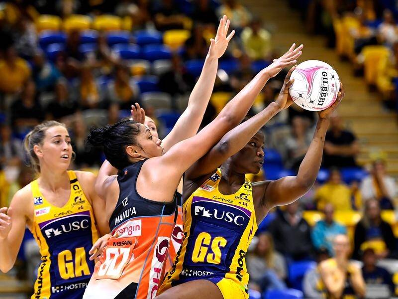 Giants defender Kristiana Manu'a became the first player sent off in the history of Super Netball.