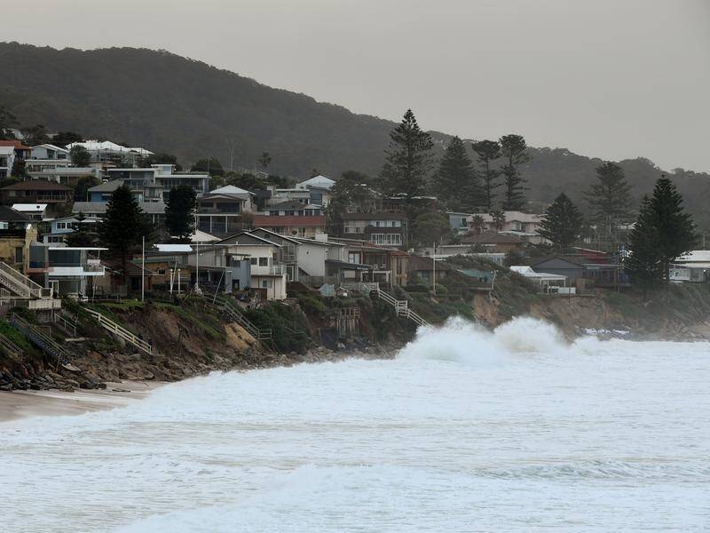 Warnings of heavy surf, damaging winds and rainfall have been issued for parts of the NSW coast.