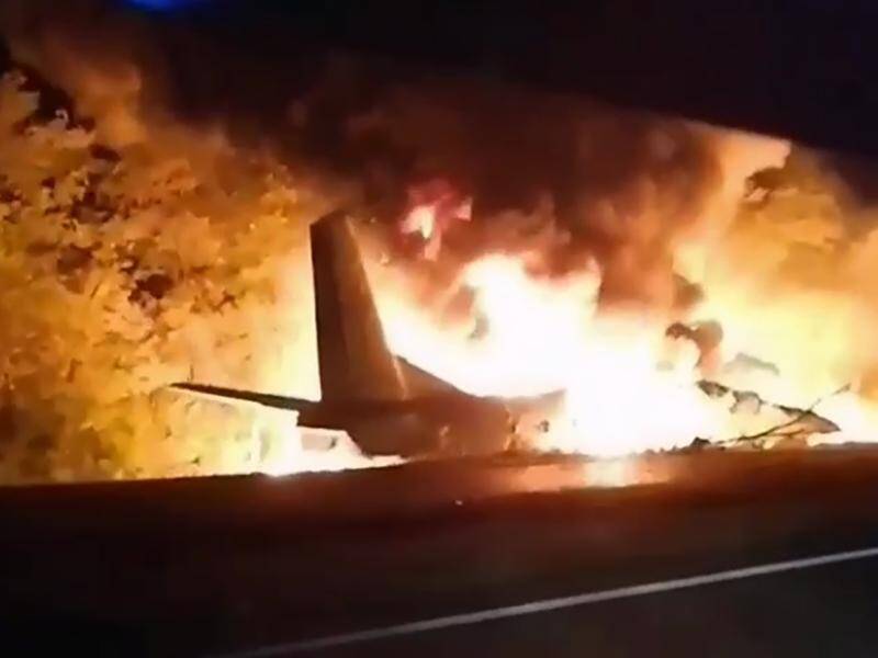 At least 25 people were killed when an Antonov An-26 military aircraft crashed in Ukraine.