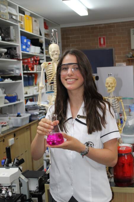 FUTURE FOCUS: St Phillips Christian College year 12 student Shoshana Rapley is going to Canada to study science.