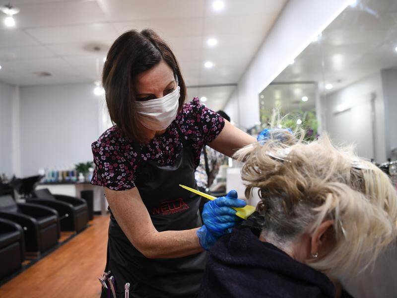 A survey shows three in four hairdressing businesses had to close during the coronavirus crisis.