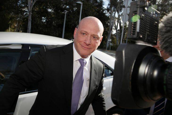 Andy Vesey CEO of AGL arrives at Parliament House for a meeting with the Prime Minister Malcolm Turnbull in Canberra on Monday 11 September 2017. Fedpol. Photo: Andrew Meares 