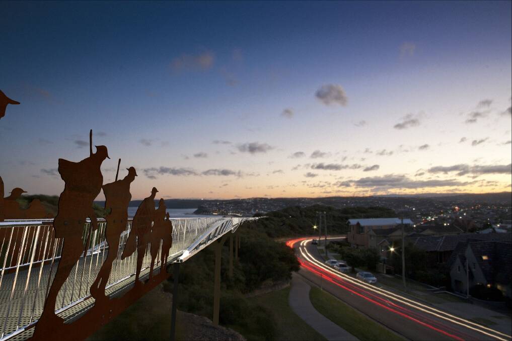 ON GUARD: A new artist's impression released of the Anzac Memorial Walk.