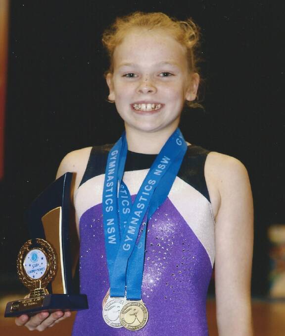 12-year-old gymnast Tahlie Park, of Charlestown.