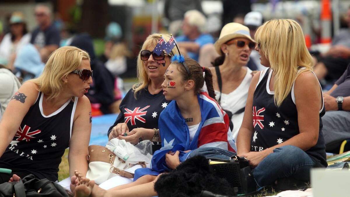 Australia day: Cronulla Beach hosting festivities for Australia Day. Picture Chris Lane