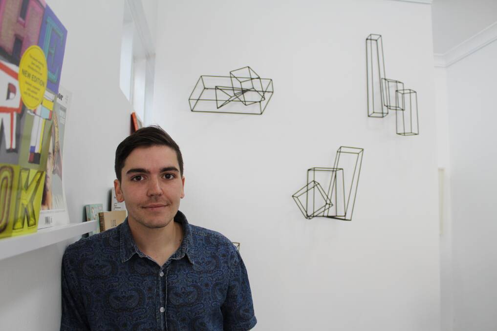 NEW LOOK: Flynn Doran, a sculptor in Gallery 139's latest exhibition Sculptured Out.