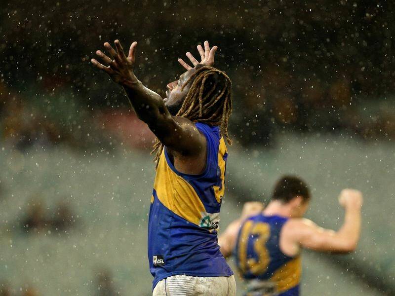 The chances of Nic Naitanui featuring in the West Coast Eagles' AFL title defence are improving.