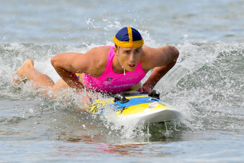 HOT PINK: Stewart McLachlan is one of the favourites to win the 2014 Australian Surf Lifesaving Championships.