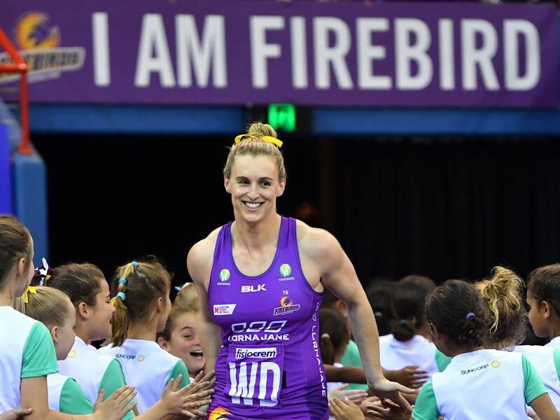 Gabi Simpson has retained the captaincy of the Queensland Firebirds for Super Netball.