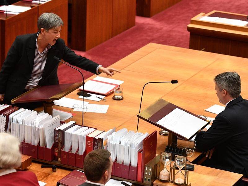 Penny Wong says the government up-ended the Senate to avoid voting on protecting LGBTIQ children.