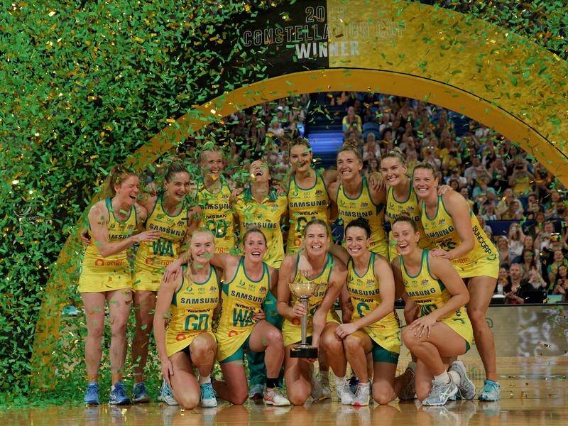 Australia have retained netball's Constellation Cup, winning game four against New Zealand in Perth.