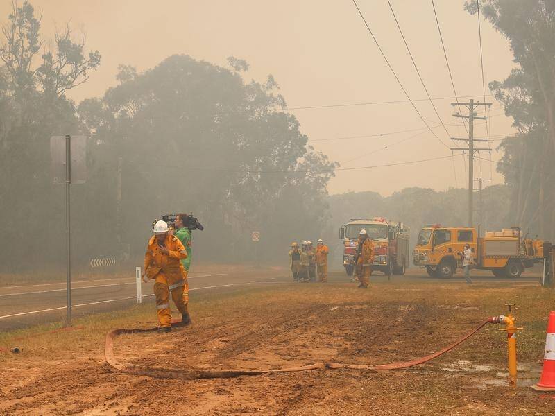 Monday will be challenging, but conditions will ease later in the week for Queensland fire crews.