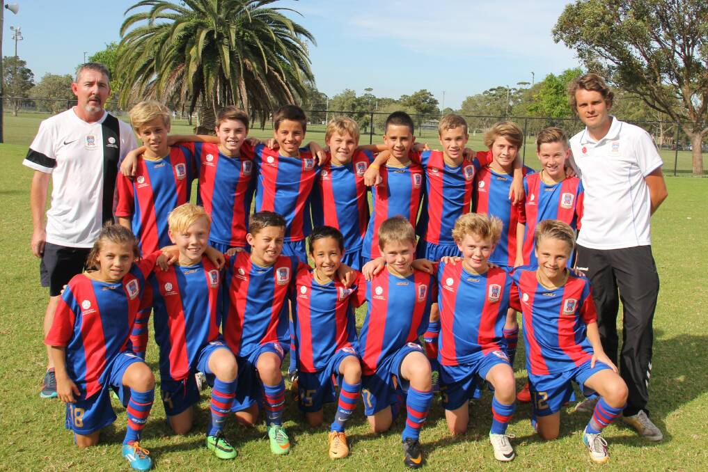 The under-12s Emerging Jets team.