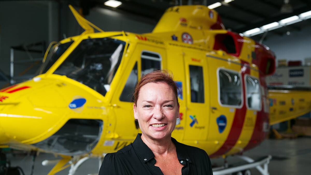 Simone le Mesurier Ms le Mesurier founded a local chapter of the Angel II Volunteer Support Group after the Westpac Rescue Helicopter Service helped save her daughter Lili's life.