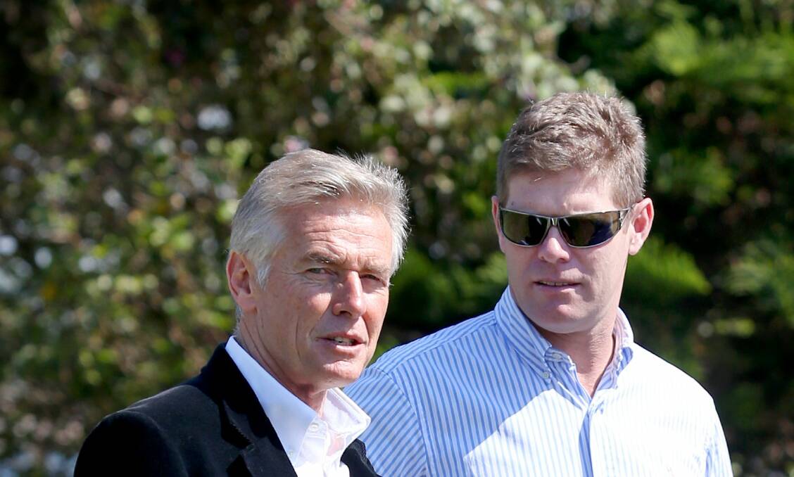 Tim Owen and Andrew Cornwell in November 2013. Pic: Dean Osland